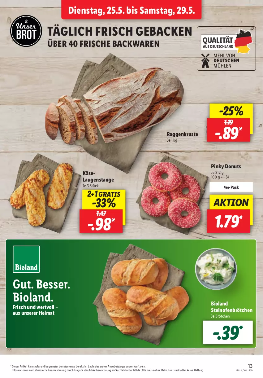 Aktueller Prospekt Lidl - Aktionsprospekt - von 25.05 bis 29.05.2021 - strona 13