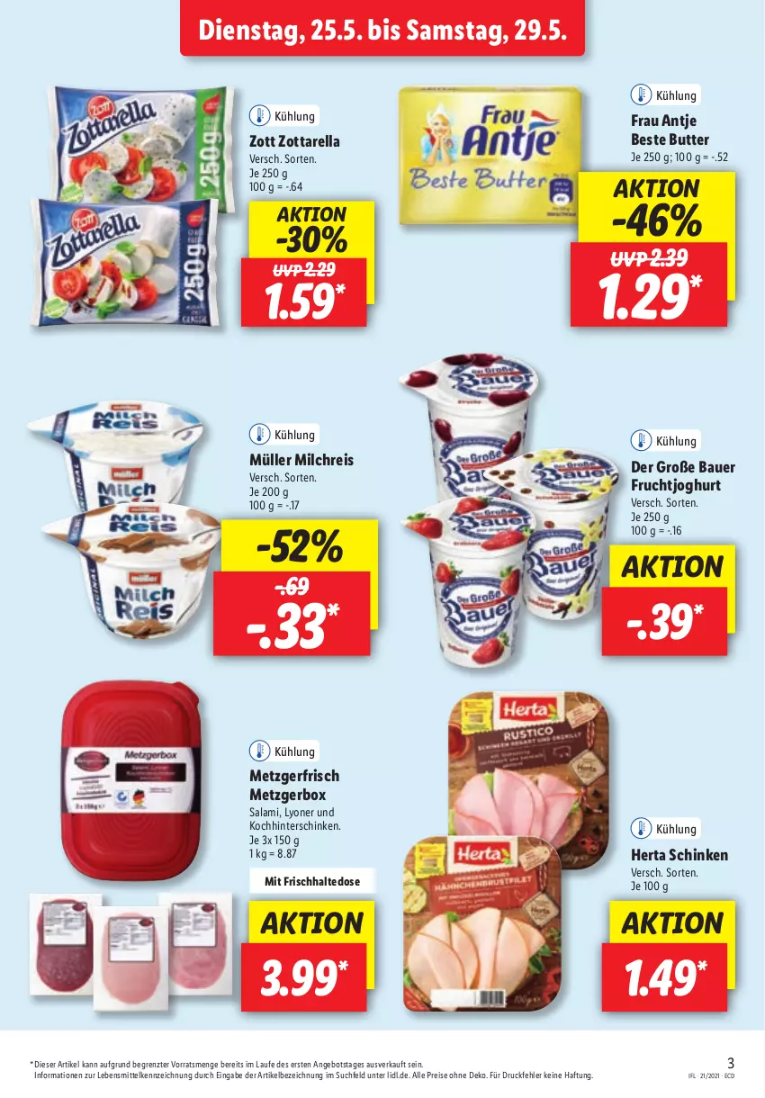 Aktueller Prospekt Lidl - Aktionsprospekt - von 25.05 bis 29.05.2021 - strona 3