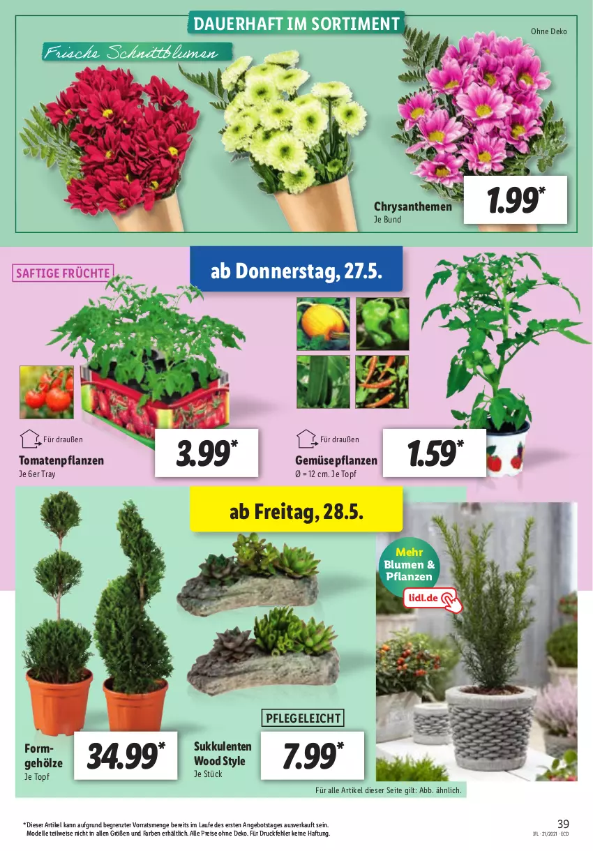 Aktueller Prospekt Lidl - Aktionsprospekt - von 25.05 bis 29.05.2021 - strona 39