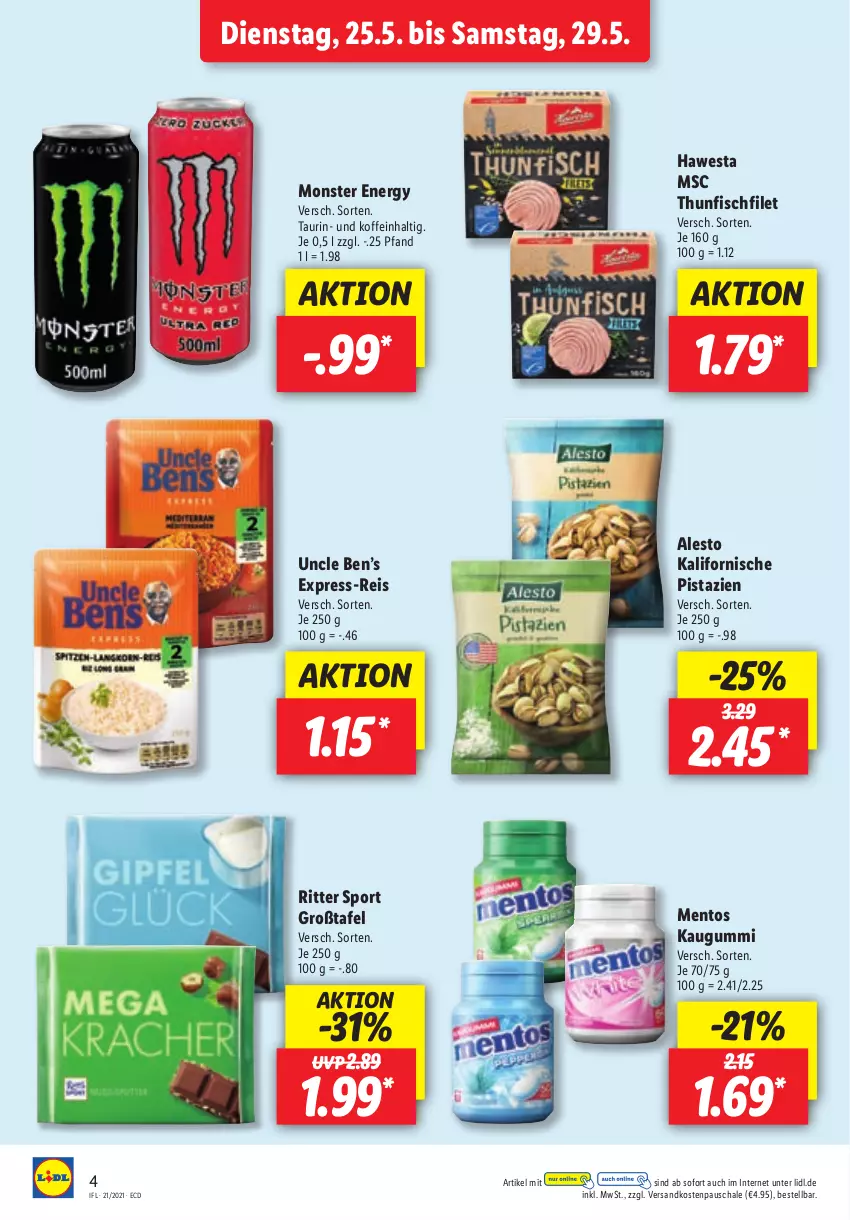 Aktueller Prospekt Lidl - Aktionsprospekt - von 25.05 bis 29.05.2021 - strona 4