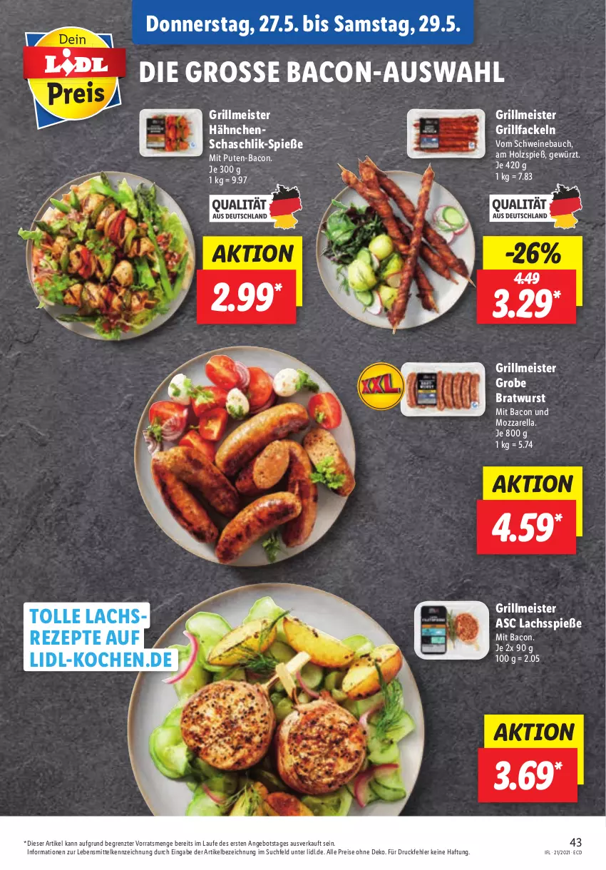 Aktueller Prospekt Lidl - Aktionsprospekt - von 25.05 bis 29.05.2021 - strona 43