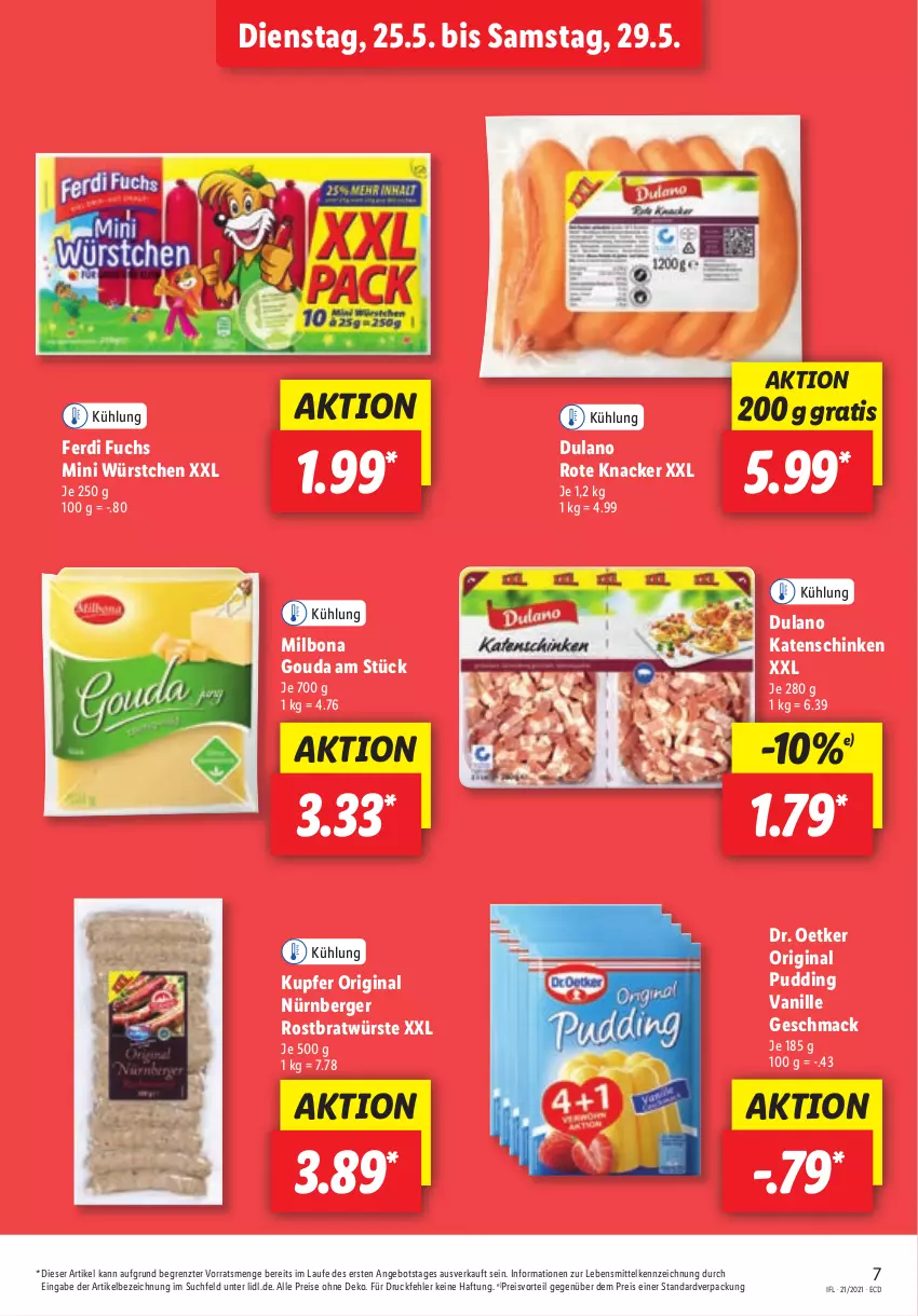 Aktueller Prospekt Lidl - Aktionsprospekt - von 25.05 bis 29.05.2021 - strona 7