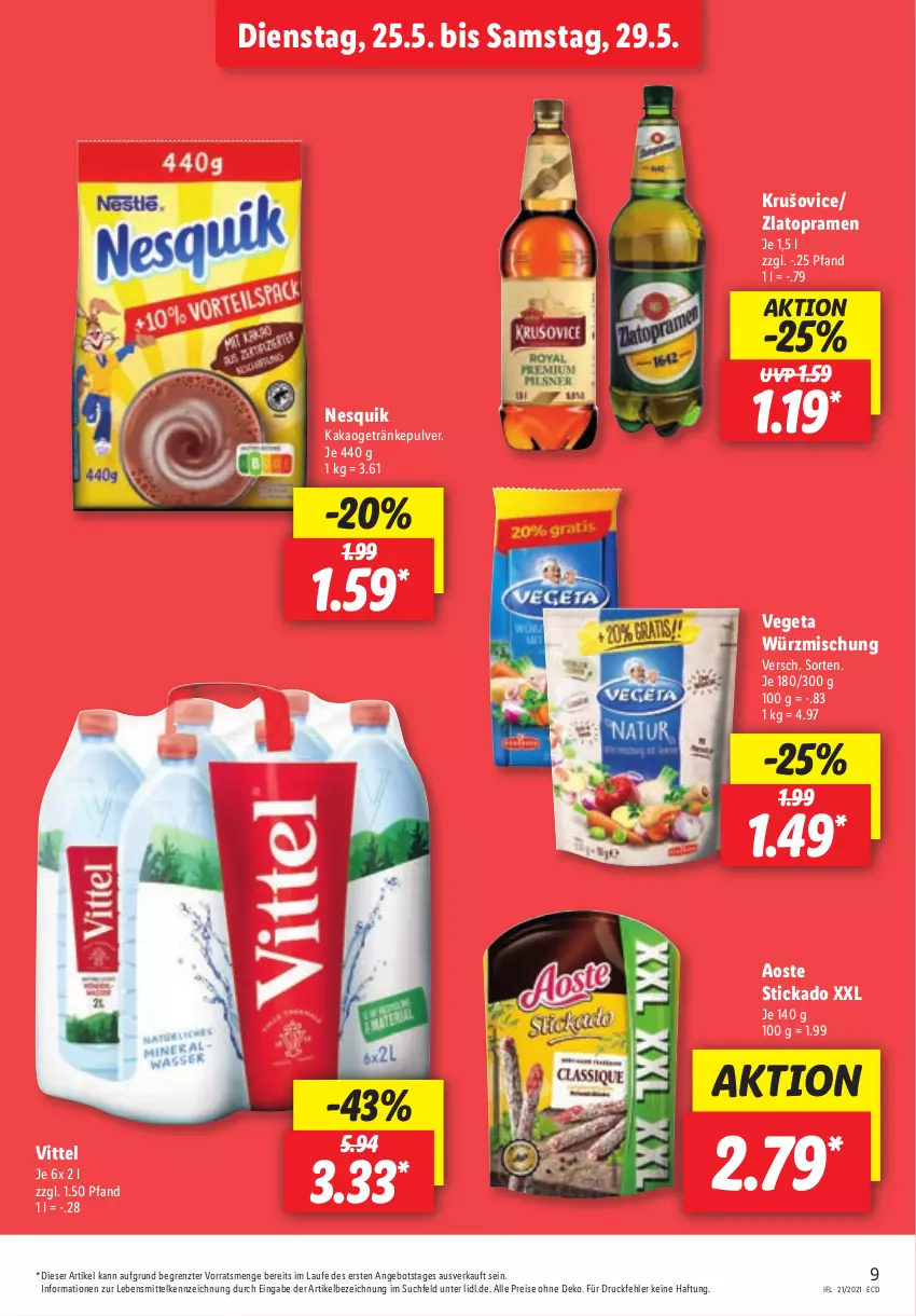 Aktueller Prospekt Lidl - Aktionsprospekt - von 25.05 bis 29.05.2021 - strona 9