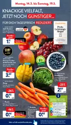 Gazetka promocyjna AldiSud - ALDI Aktuell - Gazetka - ważna od 19.03 do 19.03.2022 - strona 2 - produkty: aldi, asti, beere, beeren, beutel, bio, cola, eis, erde, heidelbeere, heidelbeeren, karotten, knallerpreis, kracher, lebensmittel, leine, mango, natur, nuss, obst, Obst und Gemüse, Rauch, reis, rucola, rum, Schal, Schale, Ti, trauben, und gemüse, Yo