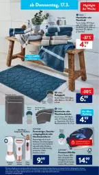 Gazetka promocyjna AldiSud - ALDI Aktuell - Gazetka - ważna od 19.03 do 19.03.2022 - strona 29 - produkty: alle artikel ohne dekoration, angebot, Bad, badteppich, Bau, baumwolle, bürste, dekoration, duschtuch, eis, elle, Gästetücher, Gesichtsreinigungsbürste, gin, handschuhe, handtücher, Holz, kleid, Kleidung, passend für alle, reiniger, Reinigung, reinigungsbürste, resa, schuhe, teppich, Ti, tuc, tücher, waschhandschuh, wc-sitz, wolle, ZTE