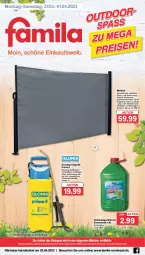 Gazetka promocyjna Famila - Prospekte - Gazetka - ważna od 01.04 do 01.04.2023 - strona 1 - produkty: eis, jever, LG, ndk, reis, rel, Ti, Weste, Wild, Windschutz, ZTE