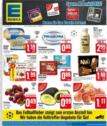 Gazetka promocyjna Edeka - Prospekte - Gazetka - ważna od 15.06 do 15.06.2024 - strona 3 - produkty: angebot, angebote, avocado, ball, Becher, deka, discount, eis, flasche, frischkäse, frischkäsezubereitung, Fußball, Käse, Kinder, kinder bueno, pfirsich, pfirsiche, philadelphia, plattpfirsiche, reis, ritter, ritter sport, schoko, schokolade, Sport, Ti, Yo