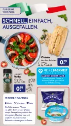 Gazetka promocyjna AldiSud - LA DOLCE VITA KANN SO ALDI SEIN. - Gazetka - ważna od 31.08 do 31.08.2022 - strona 10 - produkty: aceto, aceto balsamico, aldi, aubergine, auberginen, backofen, balsam, balsamico, basilikum, beere, Cap, ciabatta, cin, creme, eis, elle, ente, flasche, gewürz, Gewürzmühle, gin, himbeer, himbeere, Mode, mozzarella, natives olivenöl, nuss, obst, Obst und Gemüse, Ofen, olive, oliven, olivenöl, olivenöl extra, pfanne, pfannen, pfeffer, reis, rel, rezept, rispentomaten, salat, salz, sim, Ti, tomate, tomaten, topf, und gemüse, vorspeise, zucker