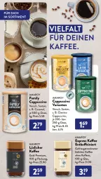 Gazetka promocyjna AldiSud - LA DOLCE VITA KANN SO ALDI SEIN. - Gazetka - ważna od 31.08 do 31.08.2022 - strona 22 - produkty: aldi, amaro, bio, bohne, bohnen, Cap, cappuccino, caramel, cin, classico, eis, erde, espresso, kaffee, kaffee-pads, kaffeekapseln, lebensmittel, löslicher kaffee, nespresso, nestlé, Rauch, reis, Ria, Ti, Yo