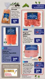 Gazetka promocyjna AldiSud - LA DOLCE VITA KANN SO ALDI SEIN. - Gazetka - ważna od 31.08 do 31.08.2022 - strona 7 - produkty: aldi, cin, decke, dell, discount, eis, elle, gin, hinterkochschinken, kochschinken, lebensmittel, monitor, mortadella, parmaschinken, prosciutto, prosciutto cotto, Prosciutto di Parma, reis, rezept, salami, schinken, sesam, Spezi, südtiroler, Ti