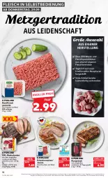Gazetka promocyjna Kaufland - Gazetka - ważna od 05.10 do 05.10.2022 - strona 12 - produkty: angebot, braten, eis, elle, fleisch, fleisch in selbstbedienung, hackfleisch, hackfleisch gemischt, jungbullen, küche, Küchen, purland, rezept, rind, rinder, rinderbraten, rum, rumpsteak, schwein, schwein und rind, schweine, schweinenacken, Spezi, steak, Ti, wein, weine, wurst, ZTE