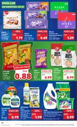 Gazetka promocyjna Kaufland - Gazetka - ważna od 05.10 do 05.10.2022 - strona 38 - produkty: angebot, ariel, beutel, brot, chips, colorwaschmittel, eis, heitmann, kartoffel, merci, milka, milka schokolade, olive, palmolive, Pods, pom-bär, popcorn, schoko, schokolade, Seife, snack, snacks, Ti, waschmittel, ZTE