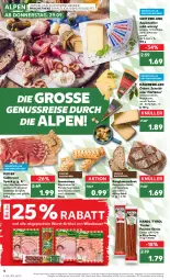 Gazetka promocyjna Kaufland - Gazetka - ważna od 05.10 do 05.10.2022 - strona 4 - produkty: angebot, appenzeller, auer, backwaren, Bau, Bauer, brot, buch, chili, eis, elle, frische backwaren, geback, hartkäse, Holz, Käse, Käsekrainer, Käserebellen, Mantel, moser, nuss, Plunder, rebell, reis, rezept, schnittkäse, sesam, Speck, südtiroler, Ti, wiesbauer, wurst, ZTE