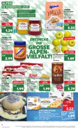 Gazetka promocyjna Kaufland - Gazetka - ważna od 05.10 do 05.10.2022 - strona 6 - produkty: angebot, apfel, Apfelstrudel, aufstrich, ball, brot, brotaufstrich, burger, butter, decke, dessert, eis, elle, frucht, Germ, getränk, getränke, getränkepulver, gin, Kägi, kakao, keks, kekse, Knödel, Knuspermüsli, küche, kuchen, Löffel, mac, malz, mandel, mango, Manner, müsli, nuss, ohne palmöl, ovomaltine, Pfannkuchen, pflaume, pflaumen, pflaumenmus, schoko, schokolade, Spezi, Strudel, tafeläpfel, Ti, vanille, ZTE