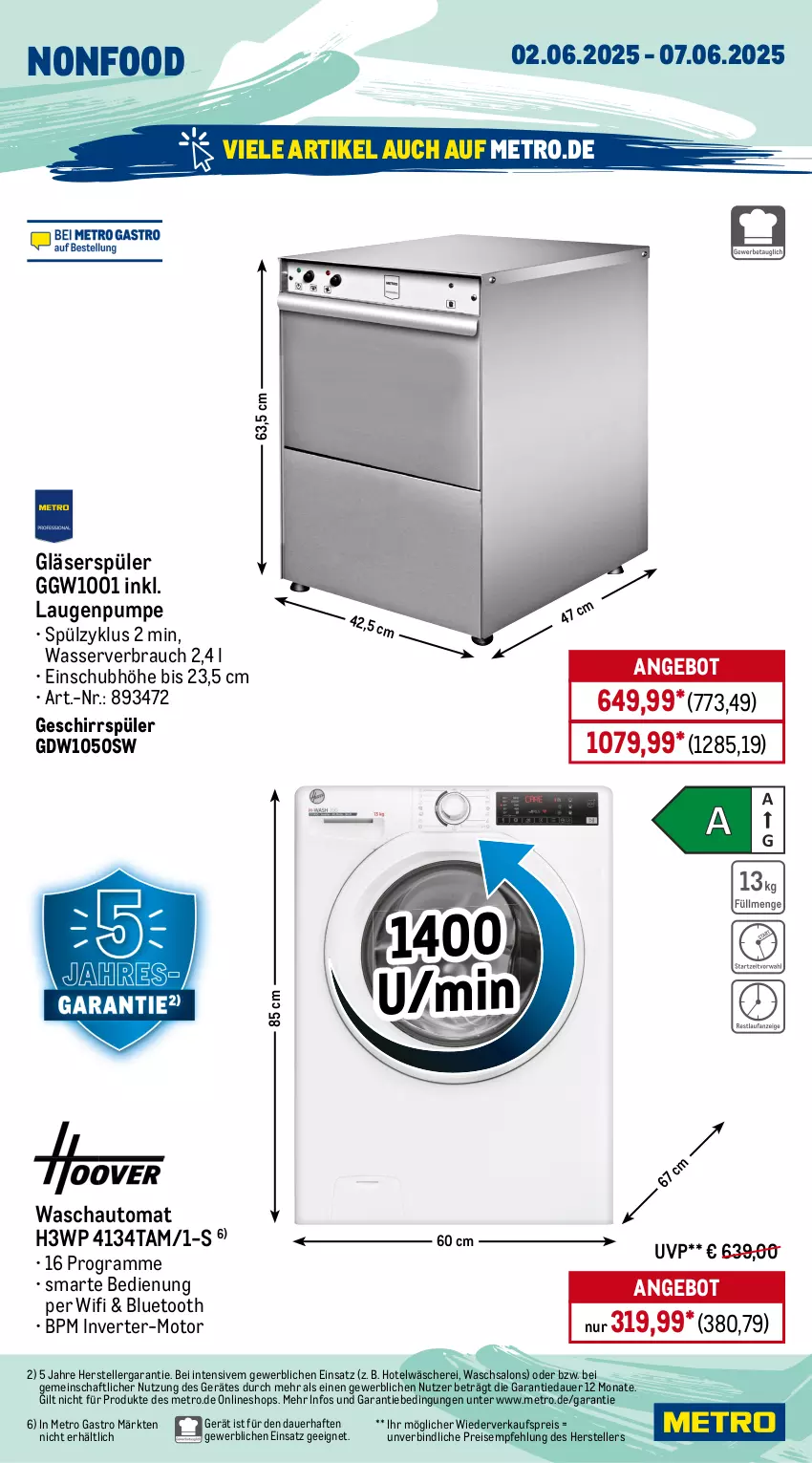 Aktueller Prospekt Metro - Wochen-Angebote Gastro - von 02.06 bis 07.06.2025 - strona 17 - produkty: akku, angebot, auer, auto, Behälter, beutel, bodenstaubsauger, bürste, Dyson, eis, Elektro, elle, geschirr, geschirrspüler, Gläser, kraft, mac, Metro, metro gastro, Rauch, reis, Schere, sonderposten, staubbeutel, staubsauger, teller, Ti, Tiere, wandhalterung, wasser