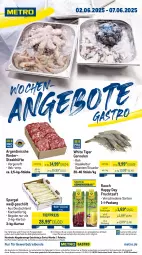Gazetka promocyjna Metro - Wochen-Angebote Gastro - Gazetka - ważna od 07.06 do 07.06.2025 - strona 1 - produkty: abholpreise, angebot, angebote, aqua, eis, frucht, fruchtsaft, garnelen, getränk, getränke, Happy Day, ilag, küche, Küchen, Metro, Palette, Rauch, reis, rind, rinder, Rindersteak, rwe, saft, spargel, steak, steakhüfte, Ti, tiefpreis