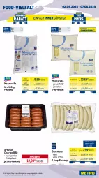 Gazetka promocyjna Metro - Wochen-Angebote Gastro - Gazetka - ważna od 07.06 do 07.06.2025 - strona 10 - produkty: angebot, apfel, beutel, bratwurst, brötchen, chorizo, eis, frischkäse, kappa, Käse, mac, milch, mozzarella, Peroni, reis, rel, Schal, Schale, schnitten, Ti, torte, würfel, wurst