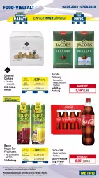 Gazetka promocyjna Metro - Wochen-Angebote Gastro - Gazetka - ważna od 07.06 do 07.06.2025 - strona 13 - produkty: angebot, caramel, coca-cola, cola, cookie, cookies, creme, eimer, eis, flasche, frucht, fruchtsaft, getränk, getränke, gin, Happy Day, homann, jacobs, jacobs krönung, mayonnaise, meica, Nougatcreme, nuss, nutella, olive, oliven, olivenöl, Palette, Rauch, reis, saft, salat, Ti, tiefpreis, würstchen, Yo