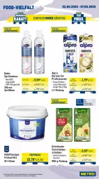 Gazetka promocyjna Metro - Wochen-Angebote Gastro - Gazetka - ważna od 07.06 do 07.06.2025 - strona 9 - produkty: alpro, aubergine, auberginen, beutel, eimer, eis, gin, grünländer, hafer, Käse, käsescheiben, kokos, kokosnuss, Lauchzwiebel, lauchzwiebeln, LG, mac, mandel, milch, nuss, obst, pommes, Pommes Frites, reis, sahne, salat, schnittkäse, schnittkäsescheiben, soya, Ti, tiefpreis, zwiebel, zwiebeln