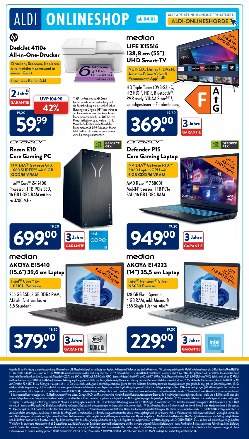 Aktueller Prospekt AldiSud - NÄCHSTE WOCHE - von 02.01 bis 06.01.2023 - strona 50 - produkty: akku, aldi, aldi talk, alle artikel ohne dekoration, angebot, angebote, auer, aust, auto, Bau, Betriebssystem, computer, dekoration, deo, disney, drucker, dvb, dvb-s2, eis, elle, erde, fernbedienung, fernseher, Gaming PC, geforce, Germ, gin, gtx, hardware, hd triple tuner, HP, Intel, Laptop, LG, medion, ndk, netflix, notebook, notebooks, nvidia, Pentium, pute, Rauch, reis, ring, rtx, rwe, ryzen, sac, Schal, Schale, Signal, sim, Software, ssd, teller, Ti, tisch, tuner, uhd, uhr