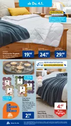 Gazetka promocyjna AldiSud - NÄCHSTE WOCHE - Gazetka - ważna od 06.01 do 06.01.2023 - strona 24 - produkty: aldi, auer, bett, decke, Duftkerze, eis, heimtextilien, kerze, LG, ndk, reis, Schal, Schale, steppbett, tee, Teelicht, teelichte, Ti