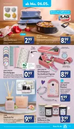 Gazetka promocyjna Aldi Nord - Von Montag - Gazetka - ważna od 11.05 do 11.05.2024 - strona 13 - produkty: ACC, accessoires, Armband, auer, aufbewahrungsbox, aufbewahrungstasche, Backform, buch, Container, Crofton, dell, Duftkerze, eier, elle, Geschenkpapier, gin, Ipuro, kerze, kuchen, Mode, papier, perlen, Raumduft, Ria, ring, Sport, Springform, spülmaschinen, Tasche, Ti, Tiere, wasser, ZTE