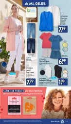 Gazetka promocyjna Aldi Nord - Von Montag - Gazetka - ważna od 11.05 do 11.05.2024 - strona 19 - produkty: aldi, ball, Bau, baumwolle, bett, Cap, Cardigan, dell, ecovero, eis, Füßlinge, garnitur, gutschein, jeans, lenzing, Mode, Pyjama, Ria, ring, rwe, shorty, shorty-pyjama, Ti, up2fashion, wolle