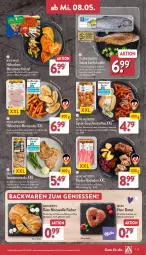 Gazetka promocyjna Aldi Nord - Von Montag - Gazetka - ważna od 11.05 do 11.05.2024 - strona 27 - produkty: aqua, backwaren, braten, brustfilet, creme, Donut, elle, filet, forelle, geback, geschnetzeltes, gewürz, grill, gyros, hähnchenbrust, hähnchenbrustfilet, Heu, Käse, küche, Küchen, lachs, milch, milka, minutenschnitzel, mozzarella, Ofen, Plunder, rel, Ria, rind, rinder, rinder-rouladen, rouladen, schinken, schnitten, schnitzel, schoko, schokolade, schwein, schweine, schweinerücken, steak, steaks, Ti, wein, weine, wiesenhof, Zelt