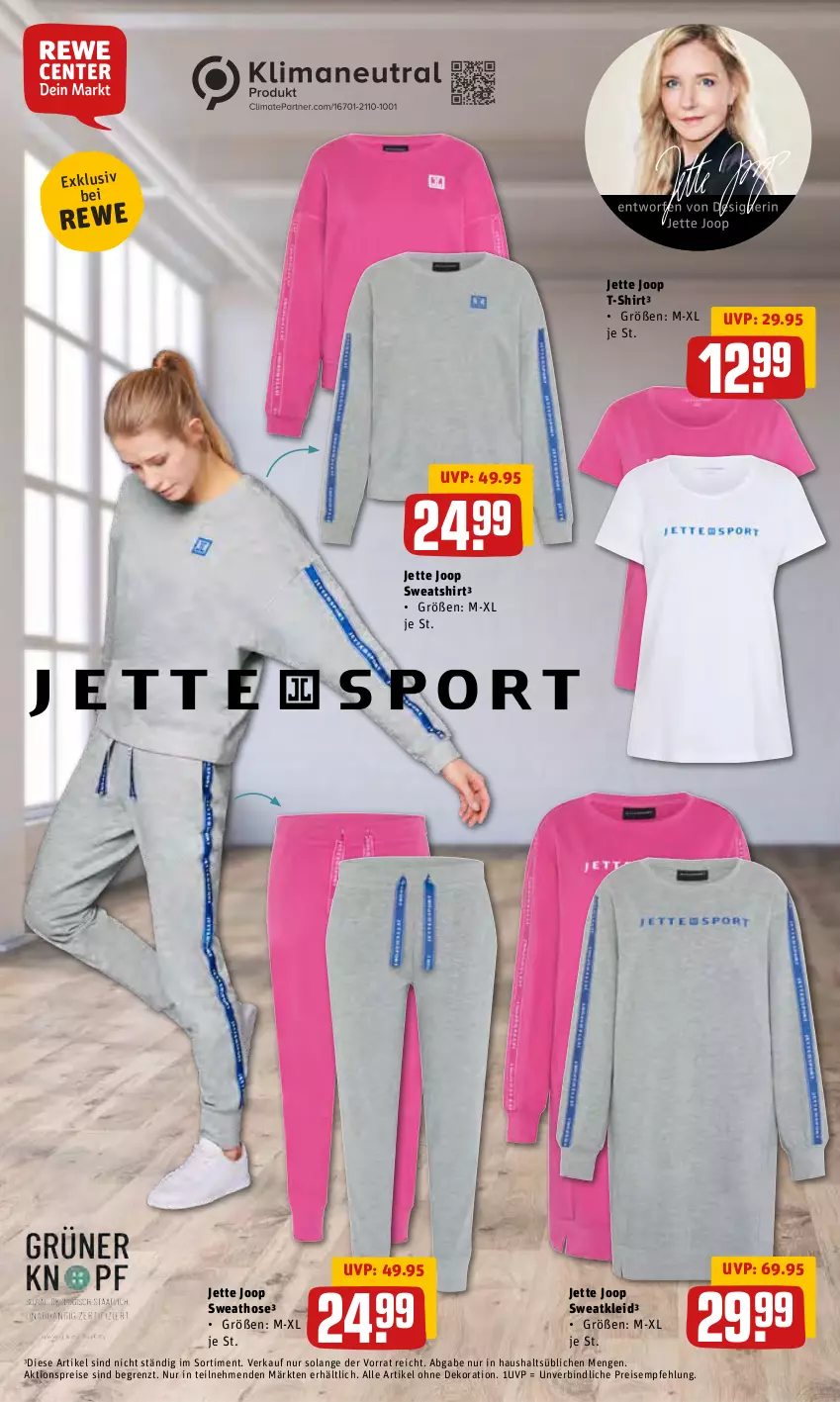 Aktueller Prospekt Rewe - Prospekte - von 28.02 bis 06.03.2022 - strona 28 - produkty: aktionspreis, alle artikel ohne dekoration, dekoration, eis, hose, kleid, reis, shirt, Sweathose, Sweatkleid, Sweatshirt, T-Shirt, Ti