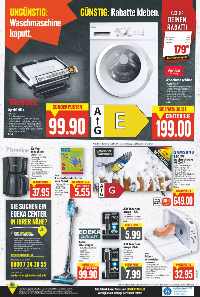 Aktueller Prospekt E Center - Angebote der Woche - von 17.01 bis 22.01.2022 - strona 20 - produkty: akku, angebot, angebote, auto, decke, Deckel, deka, edelstahl, eis, elle, ente, Germ, grill, handschuhe, HDMI, kaffee, kraft, latte, Leuchte, messer, Osram, papier, reis, Samsung, Schal, schuhe, spülmaschinen, Stielsauger, Tasche, taschen, tasse, telefon, Ti, Tiere, tisch, tuner, usb, waschmaschine