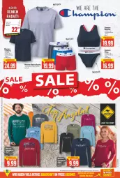 Gazetka promocyjna E Center - Angebote der Woche - Gazetka - ważna od 22.01 do 22.01.2022 - strona 18 - produkty: angebot, angebote, aust, braun, burger, eis, elle, hamburger, retroshorts, shirt, shirts, shorts, slip, slips, Stier, T-Shirt, tee, Ti