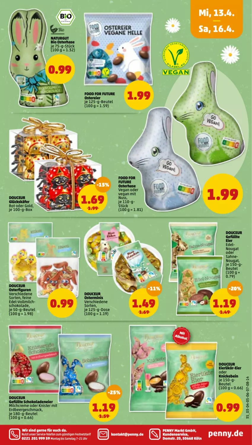 Aktueller Prospekt Penny - Prospekte - von 11.04 bis 16.04.2022 - strona 35 - produkty: beutel, bio, creme, eier, eierlikör, elle, käfer, likör, mac, milch, nuss, schoko, schokolade, schokoladen, telefon, Ti, uhr, vollmilch