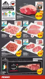 Gazetka promocyjna Penny - Prospekte - Gazetka - ważna od 16.04 do 16.04.2022 - strona 4 - produkty: braten, eis, Elan, ente, fleisch, Geflügel, geflügelprodukte sind mit dem, Nackensteak, nackensteaks, rind, rindfleisch, schwein, schweine, steak, steaks, wein, weine