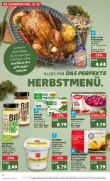 Gazetka promocyjna Kaufland - Gazetka - ważna od 02.11 do 02.11.2022 - strona 4 - produkty: angebot, apfel, Becher, bio, braten, butter, Butterschmalz, eimer, eis, elle, ente, frosta, Geflügel, Gemüsefond, iglo, kräuter, malz, rezept, rezepte, rind, rinder, ring, rotkohl, Schmalz, Semmel, Sonntagsklöße, Ti, Tiere, würfel, ZTE