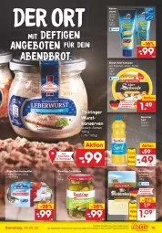 Gazetka promocyjna Netto Marken-Discount - Filial-Angebote - Gazetka - ważna od 26.02 do 26.02.2022 - strona 15 - produkty: angebot, angebote, Bau, brot, creme, filet, fisch, hering, Herings, Käse, käsescheiben, Konserven, ring, rügenfisch, senf, Ti, wurst, wurstkonserven, ZTE