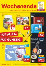 Gazetka promocyjna Netto Marken-Discount - Filial-Angebote - Gazetka - ważna od 26.02 do 26.02.2022 - strona 31 - produkty: angebot, creme, edelstahl, elle, hakle, hakle toilettenpapier, hanuta, LG, nuss, nuss-nugat-creme, nutella, papier, riegel, ritter, ritter sport, Sport, Ti, toilettenpapier, ZTE