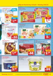 Gazetka promocyjna Netto Marken-Discount - Filial-Angebote - Gazetka - ważna od 26.02 do 26.02.2022 - strona 35 - produkty: angebot, baguette, baguettes, Berger, bio, Bio-Butter, Bistro Baguette, butter, Dr. Oetker, eis, filet, joghur, joghurt, Käse, käsescheiben, kühlmann, landliebe, landliebe joghurt, matjes, Matjesfilet, nuss, obst, reis, salat, salate, Ti, toast, toasty, ZTE