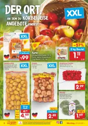 Gazetka promocyjna Netto Marken-Discount - Filial-Angebote - Gazetka - ważna od 26.02 do 26.02.2022 - strona 6 - produkty: angebot, angebote, avocado, beutel, eis, kartoffel, kartoffeln, möhren, ndk, pflaume, pflaumen, reis, sac, speisekartoffeln, Ti, tomate, tomaten, versandkostenfrei, zwiebel, zwiebeln