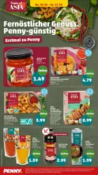 Gazetka promocyjna Penny - Prospekte - Gazetka - ważna od 12.10 do 12.10.2024 - strona 34 - produkty: bett, braten, chili, dip, eis, ente, filet, filets, flakes, flasche, garnelen, hähnchenbrust, kokos, kokosmilch, LG, milch, reifen, reis, sauce, soja, Ti, ZTE