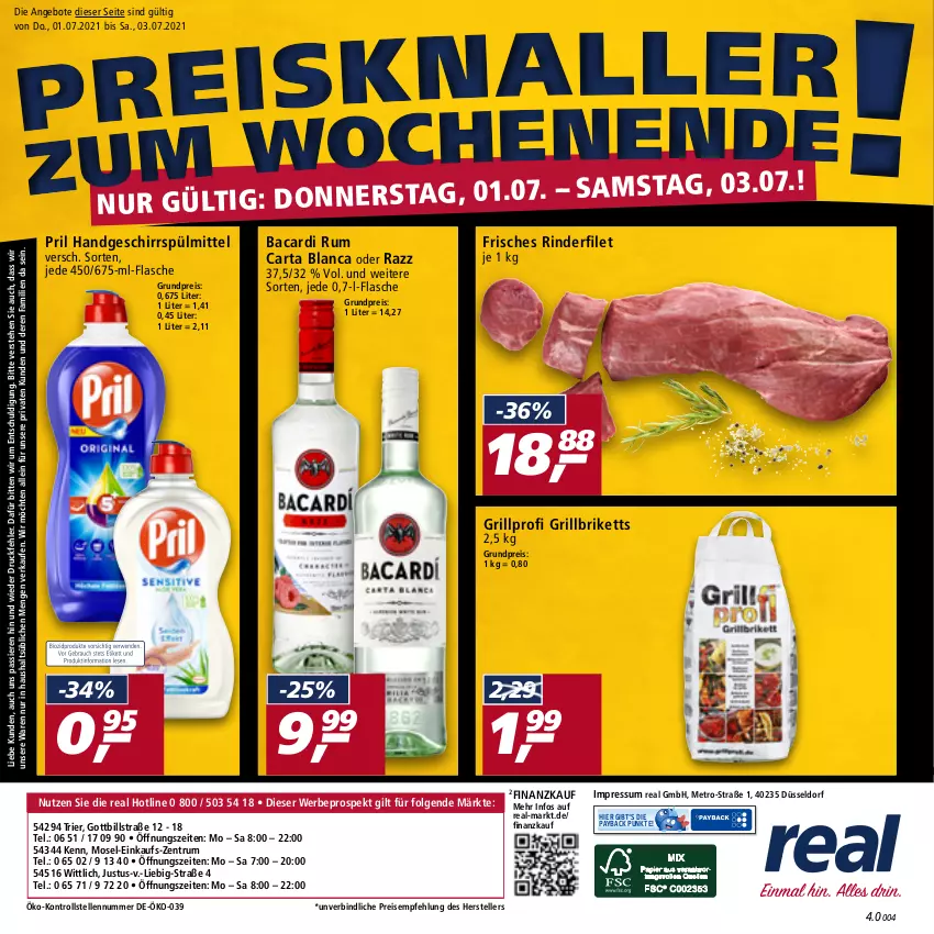 Aktueller Prospekt Real - Real Handzettel - von 28.06 bis 03.07.2021 - strona 48