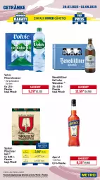 Gazetka promocyjna Metro - Wochen-Angebote - Gazetka - ważna od 02.08 do 02.08.2025 - strona 15 - produkty: Alwa, angebot, aperol, Benediktiner, bier, bohne, coca-cola, cola, dallmayr, eis, flasche, getränk, getränke, haribo, kaffee, Metro, mineralwasser, Palette, reis, röstkaffee, Spaten, Ti, volvic, wasser, weissbier
