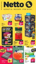 Gazetka promocyjna Netto - Woche 38 - Gazetka - ważna od 21.09 do 21.09.2024 - strona 1 - produkty: angebot, angebote, Bad, badematte, bier, butter, dessert, ehrmann, Ehrmann Grand Dessert, eis, irische butter, jacobs, Jacobs Meisterröstung, Kürbis, lätta, margarine, Meister, meisterröstung, obst, pils, pilsener, reis, Ria, ring, sac, Stier, Ti, wurst