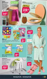 Gazetka promocyjna Netto - Woche 38 - Gazetka - ważna od 21.09 do 21.09.2024 - strona 21 - produkty: auto, Bad, Bademantel, bambus, Bau, baumwolle, beutel, Hausschuhe, hocker, kesper, Mantel, Plüsch, Ria, schuhe, Ti, wc-sitz, wolle