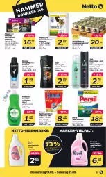 Gazetka promocyjna Netto - Woche 38 - Gazetka - ważna od 21.09 do 21.09.2024 - strona 31 - produkty: axe, axe duschgel, deo, deospray, duschgel, feinwaschmittel, geschirr, geschirrspülmittel, haarspray, lack, Nassnahrung, natur, oder schaumfestiger, olive, palmolive, Perfect Fit, persil, persil waschmittel, perwoll, rexona, roll-on, schaumfestiger, sheba, somat, spülmaschinen, spülmaschinentabs, spülmittel, Taft, Ti, Trockennahrung, waschmittel, whiskas