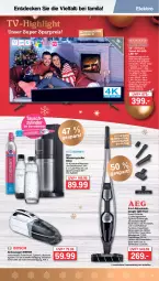 Gazetka promocyjna Famila - Prospekte - Gazetka - ważna od 03.12 do 03.12.2022 - strona 3 - produkty: akku, auto, Betriebssystem, bürste, decke, deo, disney, dvb, DVB-T, eis, Elektro, elle, flasche, glasflasche, HD Led TV, HDMI, led tv, LG, möbel, netflix, Pinsel, Reinigung, reis, teller, Ti, uhd, usb, wasser, wassersprudler, Yo