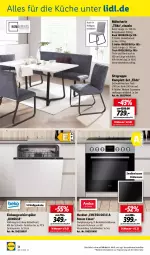 Gazetka promocyjna Lidl - Aktuelle Onlineshop-Highlights - Gazetka - ważna od 31.01 do 31.01.2023 - strona 34 - produkty: backofen, Bank, Bau, decke, eis, garraum, geschirr, geschirrspüler, herdset, küche, LG, möbel, ndk, Ofen, Reinigung, reis, rum, Schal, Spektrum, Stühl, Ti, tisch, ZTE