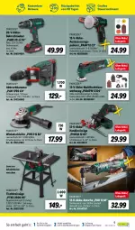 Gazetka promocyjna Lidl - Aktuelle Onlineshop-Highlights - Gazetka - ważna od 31.01 do 31.01.2023 - strona 9 - produkty: Abbruchhammer, akku, auer, Bohrschrauber, eis, elle, gsw, Handkreissäge, korb, ladegerät, messer, ndk, Parkside, reis, reiss, säge, teller, Ti, tisch, Tischkreissäge, usb, werkzeug, Winkelschleifer