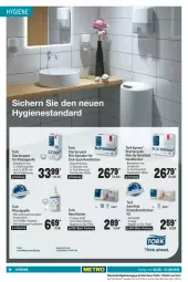 Gazetka promocyjna Metro - Waschen & Reinigen Spezial - Gazetka - ważna od 07.09 do 07.09.2022 - strona 18 - produkty: Einmalhandtücher, flasche, flüssigseife, handtücher, Palette, Seife, seifenspender, Ti, tücher