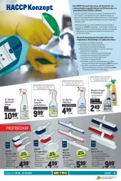 Gazetka promocyjna Metro - Waschen & Reinigen Spezial - Gazetka - ważna od 07.09 do 07.09.2022 - strona 21 - produkty: ACC, Becher, bürste, Desinfektion, edelstahl, eis, Fettlöser, flasche, garnitur, Kehrgarnitur, Meister, meister proper, reis, Ria, sprühflasche, Ti, wasser