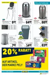 Gazetka promocyjna Metro - Waschen & Reinigen Spezial - Gazetka - ważna od 07.09 do 07.09.2022 - strona 23 - produkty: Abfalleimer, auto, brut, decke, Deckel, Draht, edelstahl, eimer, eis, henkel, leimer, LG, pely, reis, Ria, sac, Ti, tisch, treteimer